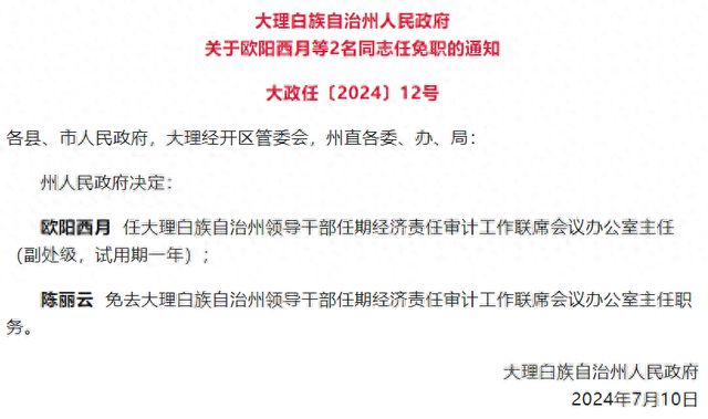 大理白族自治州市经济委员会招聘启事